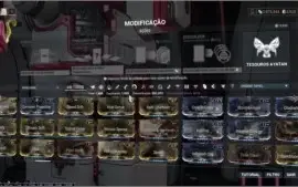 Warframe com 3900 de platina espaço pra 40 wf e 200 armas PC