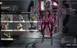Warframe com 3900 de platina espaço pra 40 wf e 200 armas PC