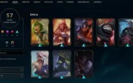 Conta League of Legends Full Acesso - 112 Champs e 57 Skins
