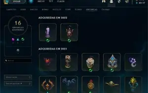 Conta League Of Legends - Season 4 - 92+ skins
