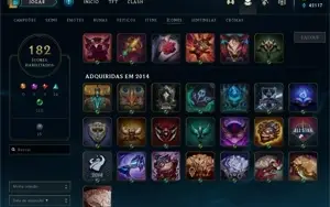 Conta League Of Legends - Season 4 - 92+ skins