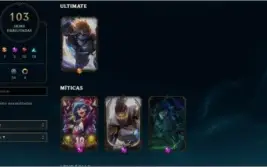 Conta Diamante 4 103 skins c/ Vayne Ladra de Almas