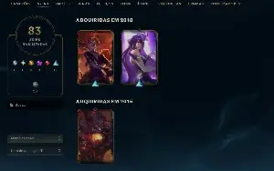 Conta League of Legends Full Acesso - 95 Champs e 83 Skins