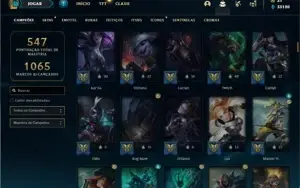 Conta Platina 3 com TODOS os champs e 173 Skins + 1 Rara