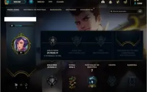 Conta prata 4 com 2 skins e 22 champs