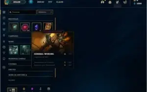 Conta prata 4 com 2 skins e 22 champs