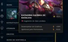 Conta League of Legends Full Acesso - 126 Champs e 70 Skins