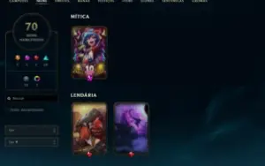 Conta League of Legends Full Acesso - 126 Champs e 70 Skins
