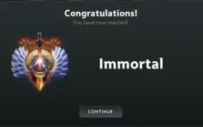 Conta Imortal Dota 2