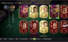 Conta de FIFA 22, 2 milhões só em jogadores.