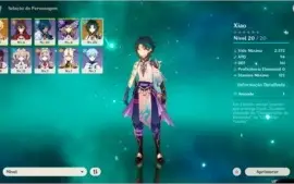 CONTA GENSHIN IMPACT INICIAL COM XIAO AR 10