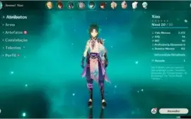 CONTA GENSHIN IMPACT INICIAL COM XIAO AR 10