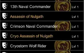 Conta AQW antiga