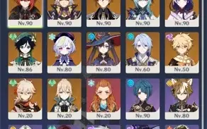 GENSHIN IMPACT CONTA END GAME VARIOS PERSONAGENS E ARMAS 5*