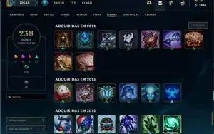 CONTAS LEAGUE OF LEGENDS