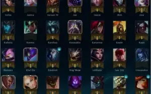 Vendo Conta League Of Legends - Platina 4 - 42 Skins