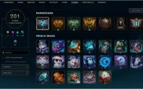 Conta League of Legends ex diamante