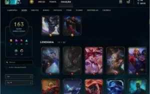 Conta League of Legends ex diamante