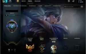 Conta League of Legends ex diamante