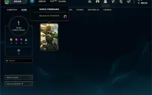 Conta ouro 4 com 22 Champs e 1 Skin