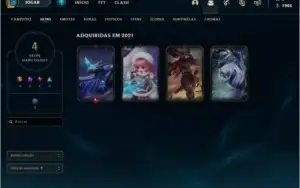 CONTA SMURF PLATINA COM BOOST DE ELO