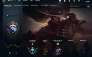 CONTA SMURF PLATINA COM BOOST DE ELO