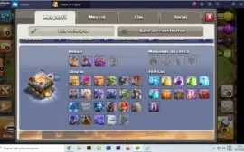 Cv 11 Clash, QuaseFull, Guerras, Rainha e Tropas  d War Full