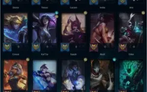 conta lol + valorant butterfly