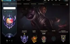 CONTA  DIAMANTE 4 COM TODOS OS CHAMPS