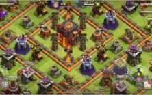 Conta de Clash of Clans com CV nível 10 upada 90%