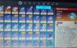 Conta com Ar 50 com Neuvillete + kazuha + hora do surfe