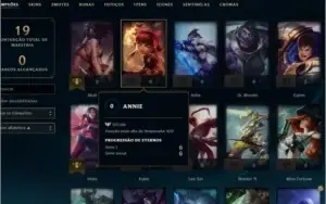Conta lol gold1 mmr bom