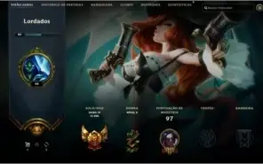 Conta lol gold 4 129 champs 64 skins lvl 46