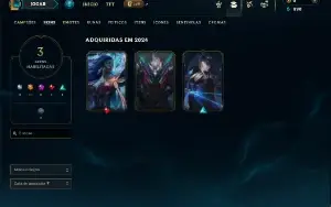 Ouro 4 com 55 Champs e 3 Skins ( SEM EMAIL CONFIRMADO )