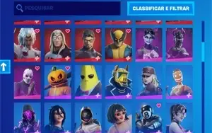 CONTA FORTNITE + 100 SKINS