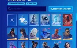 CONTA FORTNITE + 100 SKINS