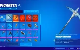 conta de fortnite com passe atual e skins raras
