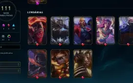 CONTA LOL - LVL 175 - 145 Champions -111 Skins - FULL ACESSO