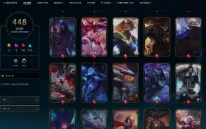 Conta League Of Legends (448 Skins + 6 Vitoriosas)
