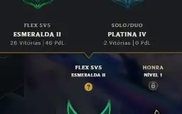 Conta League Of Legends (448 Skins + 6 Vitoriosas)