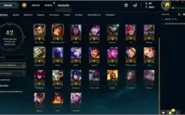 Conta Gold V com 5 skins Lvl 39