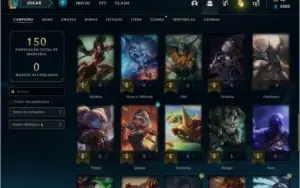 CONTA LOL PLATINA 1 (MMR BOM) - LEAGUE OF LEGENDS