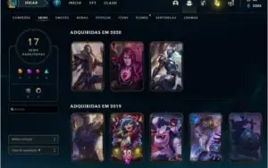 CONTA LOL PLATINA 1 (MMR BOM) - LEAGUE OF LEGENDS