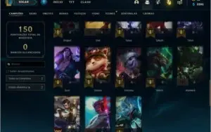 CONTA LOL PLATINA 1 (MMR BOM) - LEAGUE OF LEGENDS