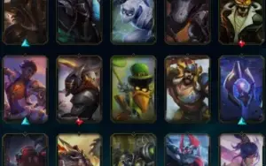 Conta LoL Full champs com 200 skins