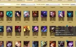 CONTA LOL 114HEROES/36SKINS/2PAG RUNA/34ICONES/