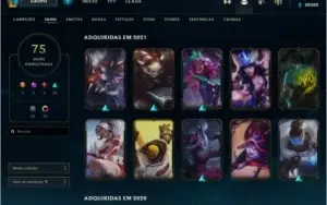 CONTA LOL PLATINA