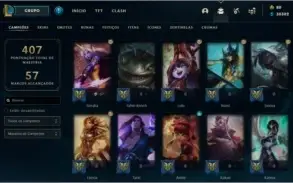 CONTA LOL PLATINA
