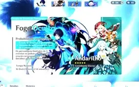 GENSHIM IMPACT AR 59 + 115 DESEJOS