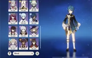 Ar35. Kazuha, klee, ayaka, xiao, yelan e mais
